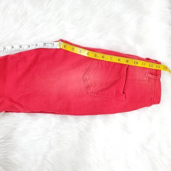Womans wide leg red jeans size M - Picture 10 of 13